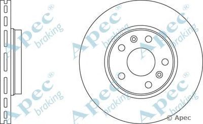 APEC BRAKING dsk2713 -  Тормозной диск